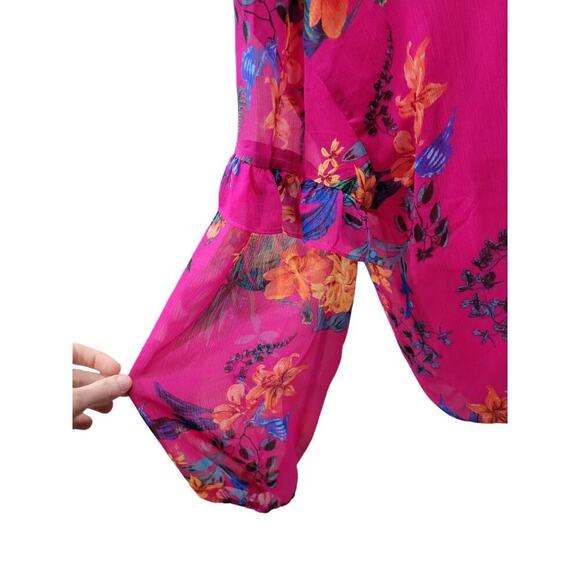 International Concepts‎ Women's Floral Blouse Size XL 2023 NEW - Picture 10 of 11